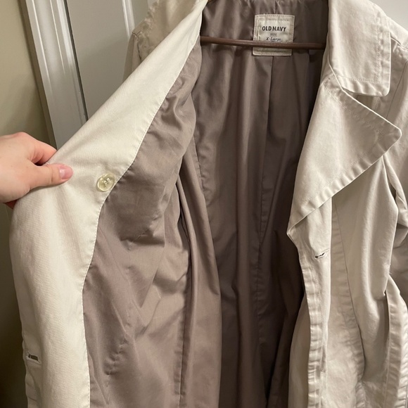 Old Navy Women's Cotton Twill Trench Coat, Light Khaki, XL Tall - Picture 8 of 11
